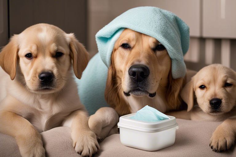 Are pet wipes safe for nursing dogs and puppies?