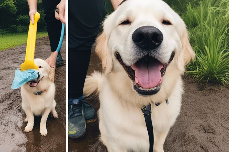 Can pet wipes help with cleaning up after a messy walk?