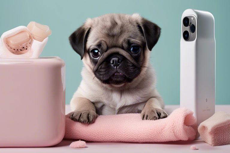 Can pet wipes be used on pug puppies?