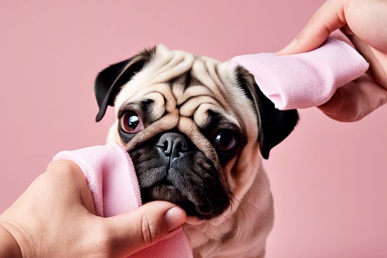 Can I use pet wipes on my pug's wrinkles?